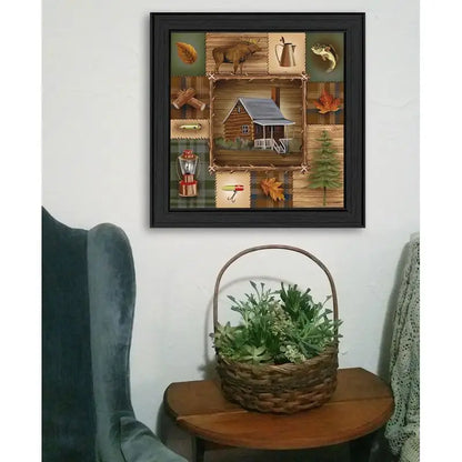 Framed Print of Cabin Scene