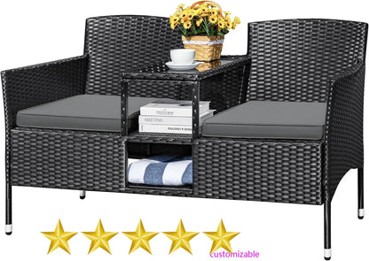 Patio Modern Loveseat