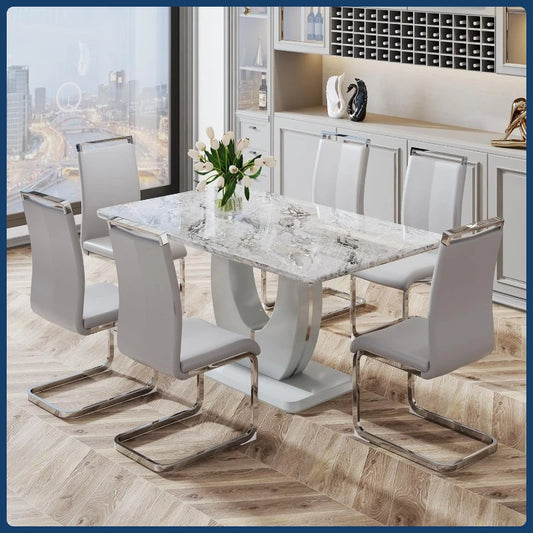 6-Person Dining Table Set