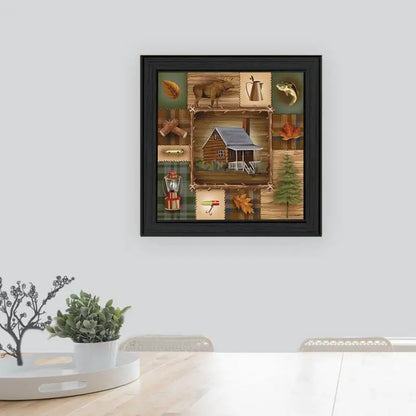 Framed Print of Cabin Scene