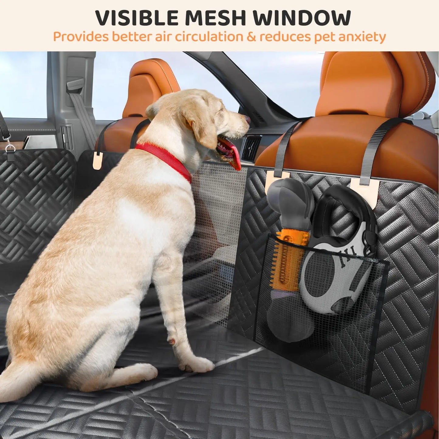 Car Rear Seat Dog Cover