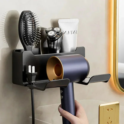 Hair Dryer Holder Wall Shelf