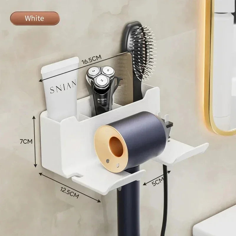 Hair Dryer Holder Wall Shelf