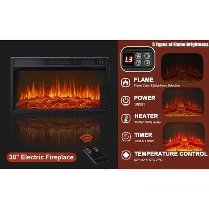 Fireplace with Mantel