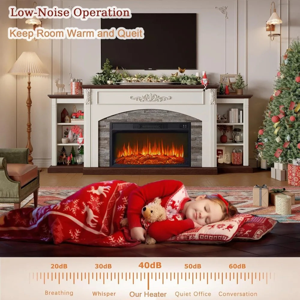 Fireplace with Mantel