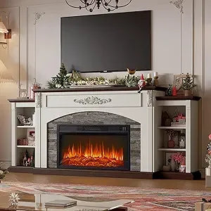 Fireplace with Mantel