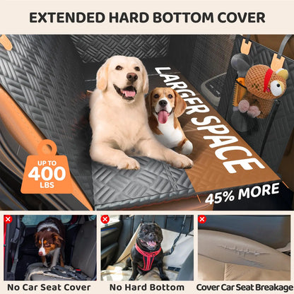 Car Rear Seat Dog Cover