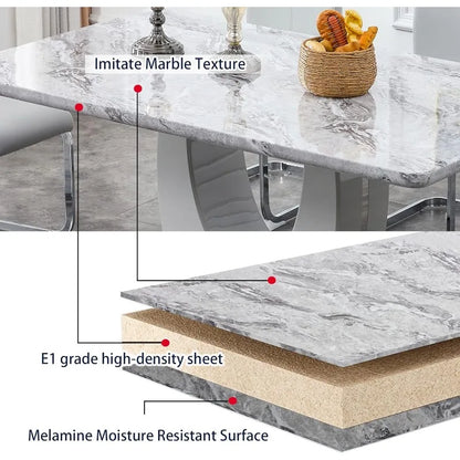 6-Person Dining Table Set