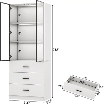 Tall Display Cabinet