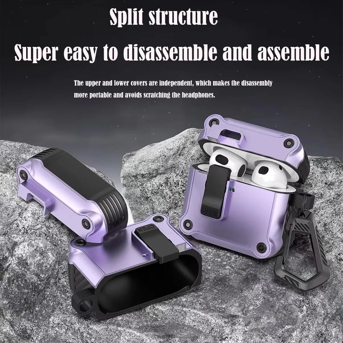 Lock Cover for AirPods Pro 3 2025 Case