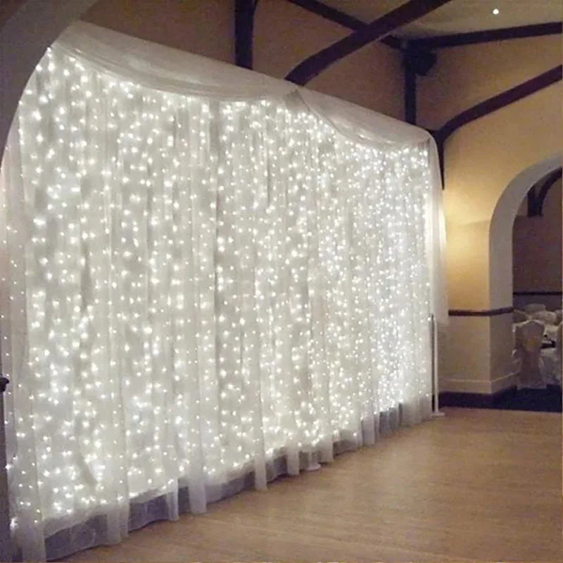 LED Curtain String Light Party Backdrop