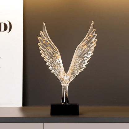 Gold Eagle Angel Wing Statue
