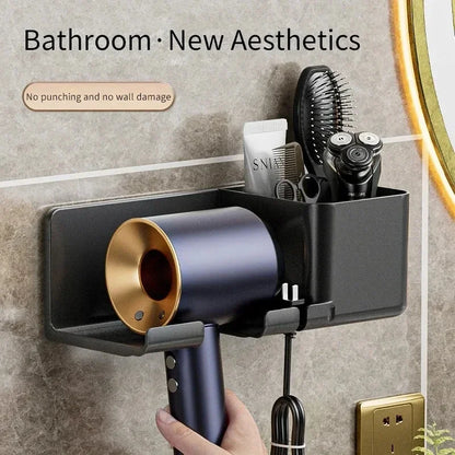 Hair Dryer Holder Wall Shelf