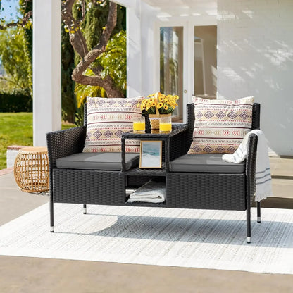 Patio Modern Loveseat