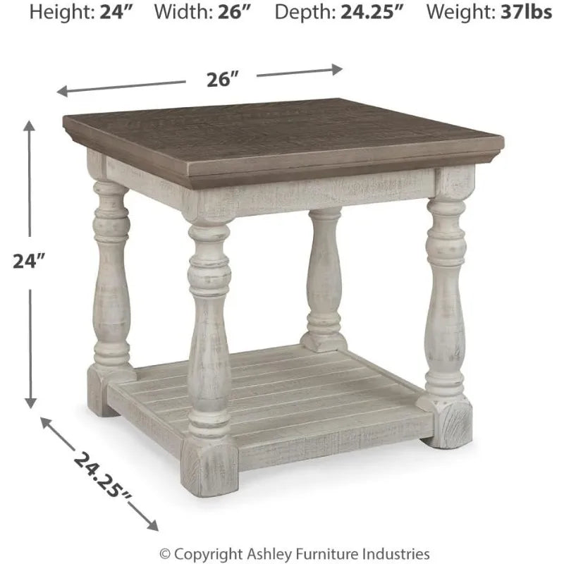 Farmhouse Square End Table