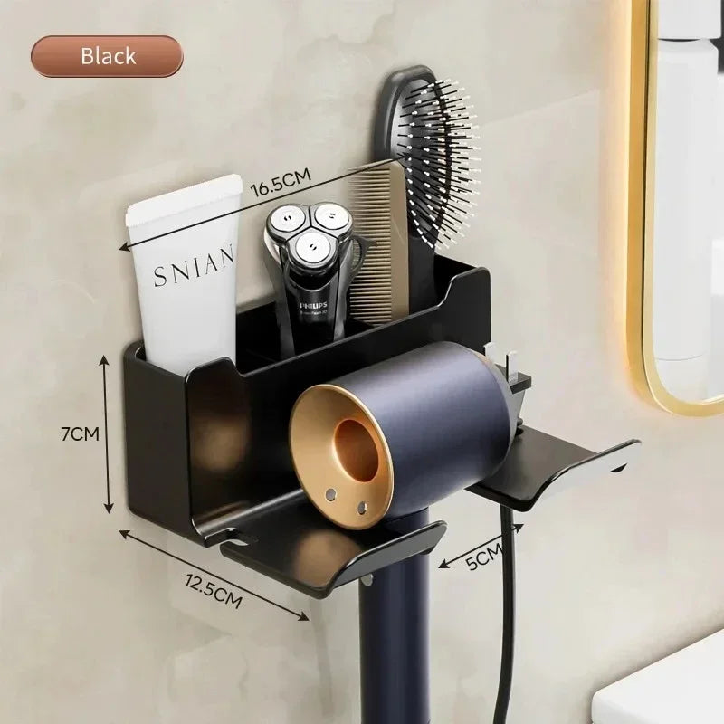 Hair Dryer Holder Wall Shelf