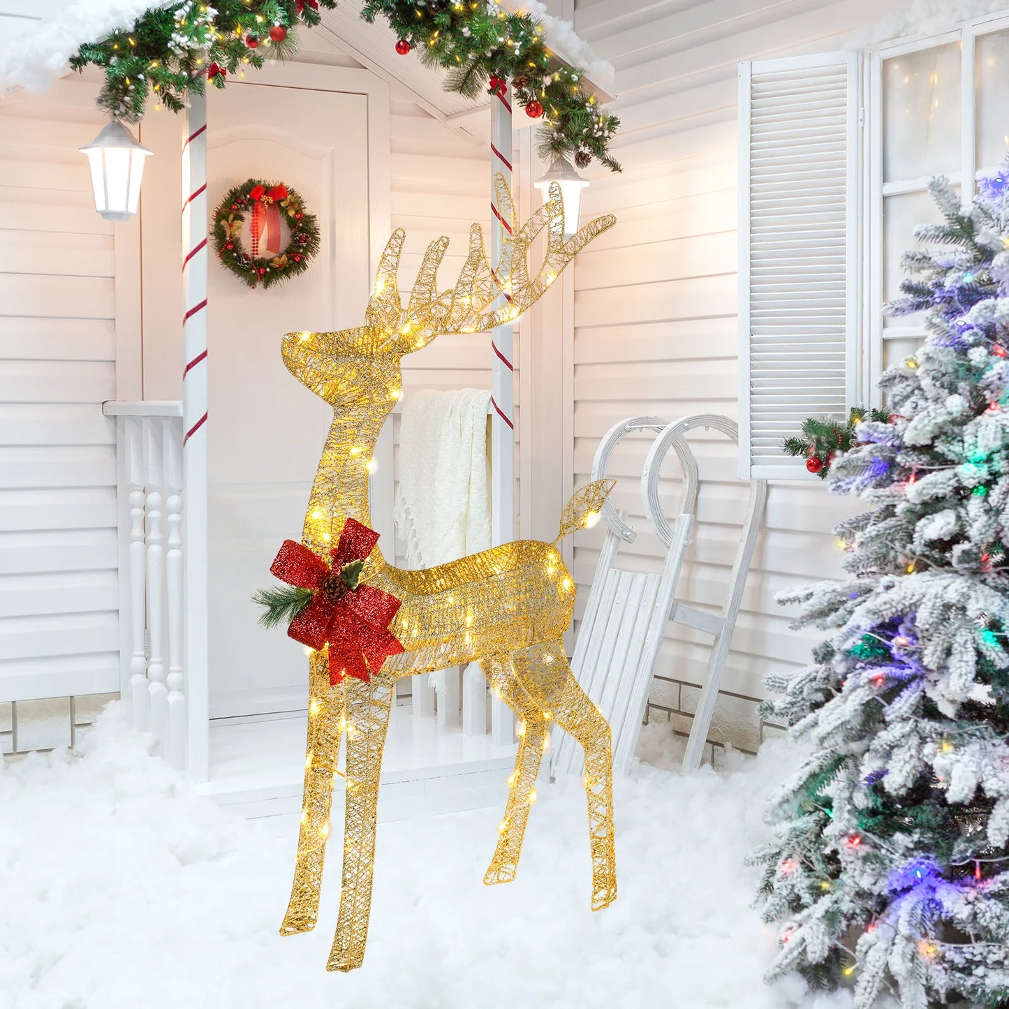 Lighted Christmas Reindeer