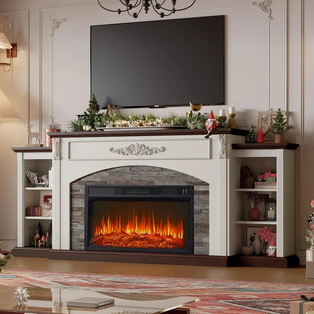 Fireplace with Mantel