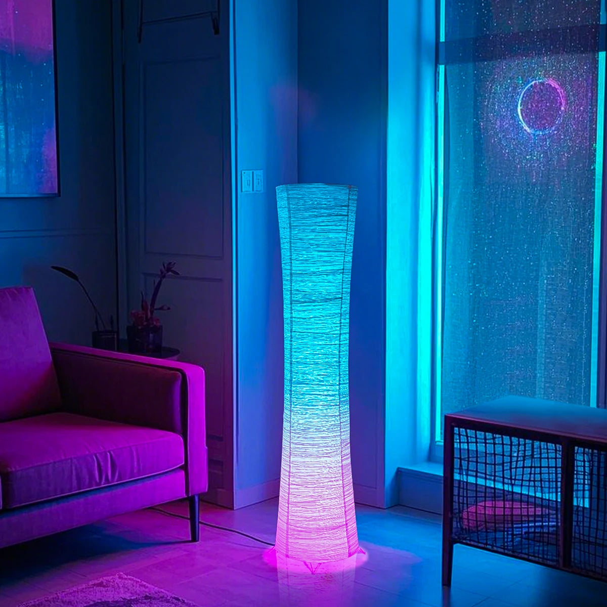 Paper LED smart lamp