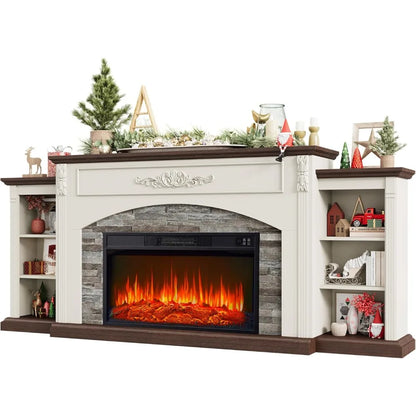 Fireplace with Mantel