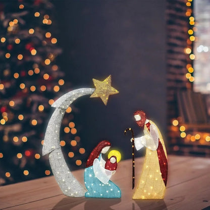 Lighted Nativity Scene