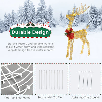 Lighted Christmas Reindeer